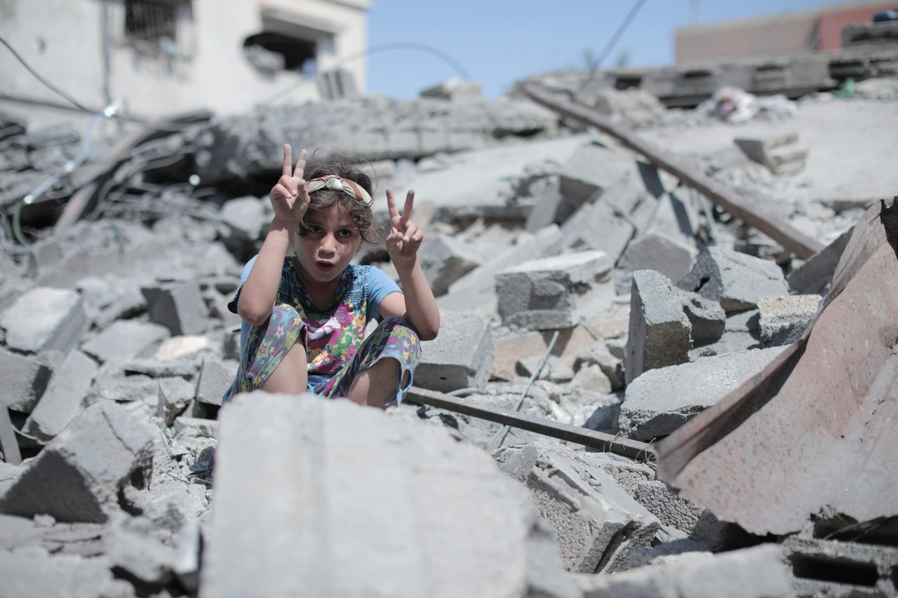 A neighborhood scarred by years of conflict.